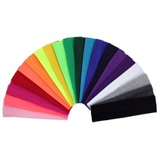 50 Cotton Headbands Yoga