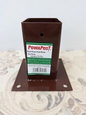 BPC Fixings Powapost EasyGrip Bolt Down Post Shoe, ‎Square Shape, ‎Steel Materia
