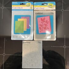 X3 Cuttlebug Embossing Folders- Boarders, Holly, Snowflakes 