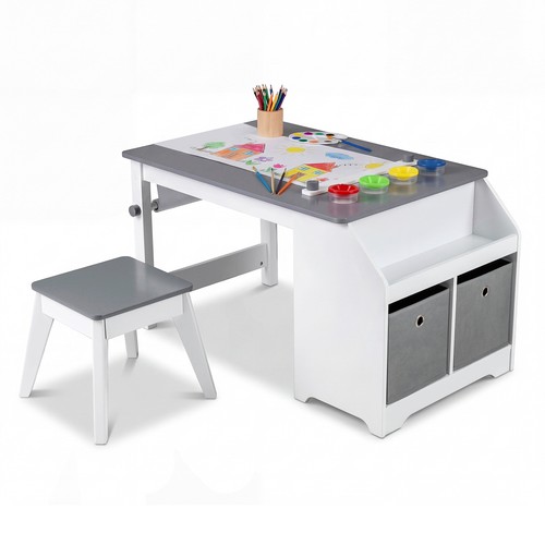 Kids art table and stool - kids, set