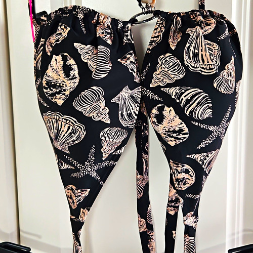 Monsoon black shell print - black,