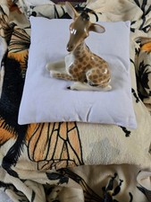 Vintage LOMONOSOV Seated Ceramic Giraffe  14cms Tall