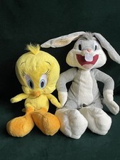 Looney Tunes Bugs Bunny And Tweety Pie Boots Plush Soft Toys