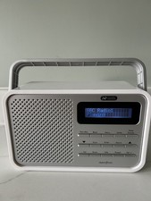 Acoustic Solutions Portable DAB Digital Radio - Gloss White - 9074453 