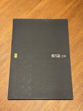 FERRARI 512 TR 1991 Glossy Prestige 26pp Sale Brochure complete with RARE Folder