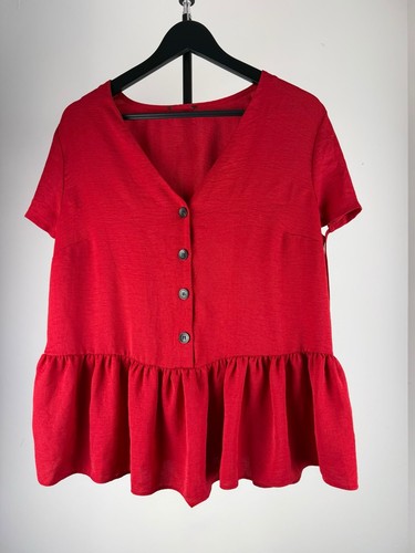 Matalan womens red peplum - matalan,