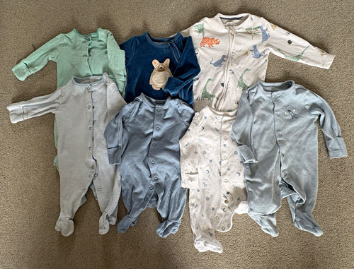 6pc newborn unisex cotton - 6pc,