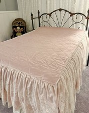 Vintage Pink Satin Lace