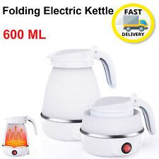 600ML Travel Kettle Silicone Portable Foldable Electric Folding Camping Kettle