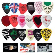 Guitar Picks Plectrum Light Medium Heavy Thick 0.50 - 1.45mm Various Styles