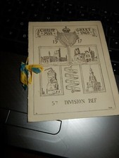 WW1 Christmas card  1917   5th