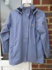 LADIES TRESPASS WATERPROOF OUTDOOR RAINCOAT WITH HOOD - SIZE M - LILAC