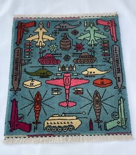 62x59cm Ethnic rug Afghan War