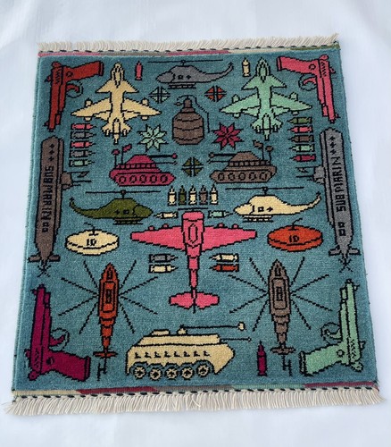 62x59cm ethnic rug - rug, afghan