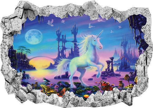 Unicorn castle fantasy fairy - castle,