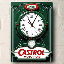 Castrol Motor Oil Metal Wall