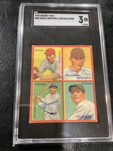 1935 goudey 8h kuhel - 1935,