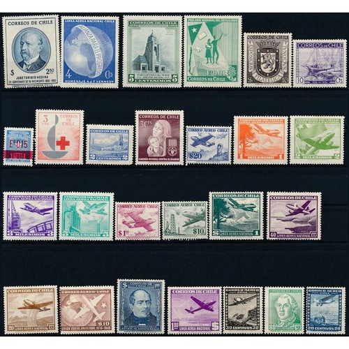 Stamp selection chile - chile,