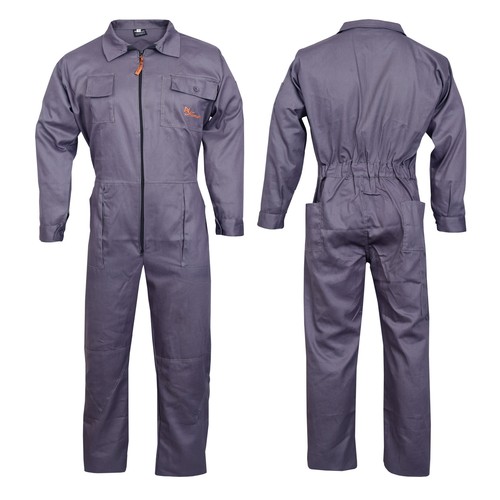 Grey coveralls boiler - coveralls,