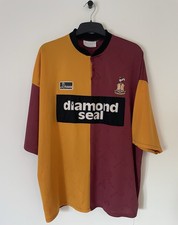 Original Authentic Bradford City 1996/1997 Cup Edition Football Shirt - XXL