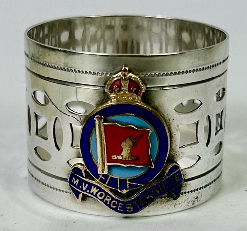 Vintage worcestershire hms - mv, (hms