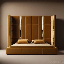 Luxurious High-Back Headboard