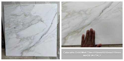 Calacatta gold matt finish - gold,