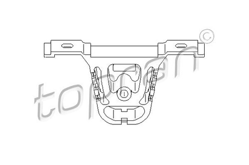 New holding bracket - bracket,, silencer