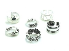 Sterling Silver Ear Cuff Huggy Bali Fake Earring Tragus Body Jewellery 