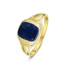 Men 9ct yellow gold signet - men's,