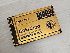 Psion Dacom Gold Card Data Fax Modem 56K, PCMCIA, For Vintage Laptops