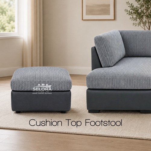 Grey amalfi corner sofa jumbo - amalfi,