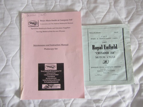 Workshop manual parts list - manual,