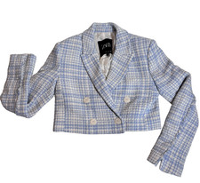 ZARA Womens Tweed Cropped