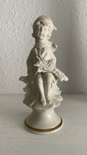 Capodimonte parian ware figure - parian,
