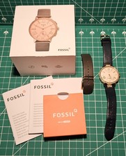 Fossil Q Gazer Rose Gold Women Hybrid Smart Watch