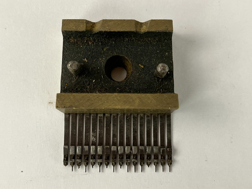 Antique music box comb - antique, disc