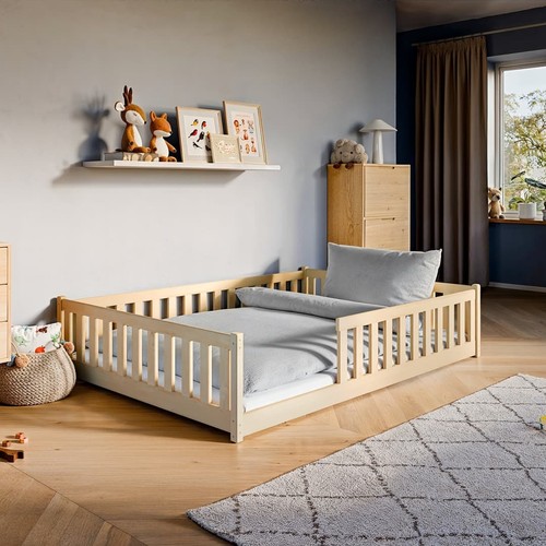 Wooden bed mati - bed, double