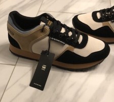 G-Star Raw Men's Calow III Blocked Sneakers Beige Black Tan $130 New