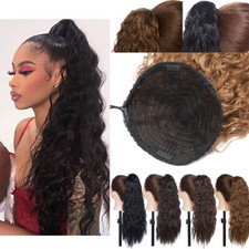 UK Real Long Clip In Ponytail