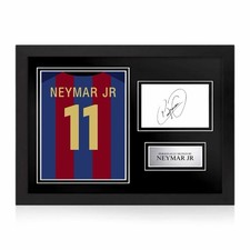 Neymar Jr Signed Framed