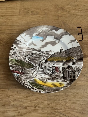 Vintage grindley plate - w.h.,