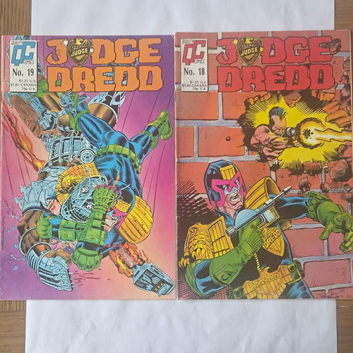 Quality comics judge - dredd, lot