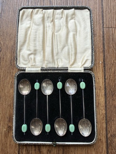 Set solid silver spoons - set,
