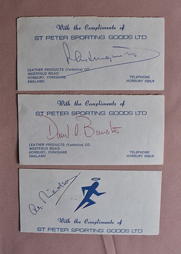 Cricket signed yorks - signed:,