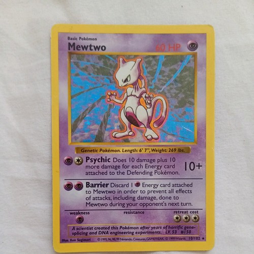 Pokemon cards mewtwo - mewtwo, 10/102