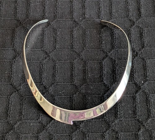 Vintage silver torque - vintage, collar