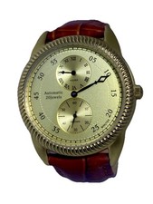 Lord Nelson Watch Automatic Wristwatch With Brown Leather Strap