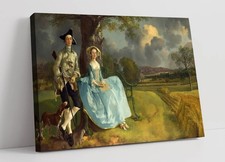MR AND MRS ANDREWS, THOMAS GAINSBOROUGH- DEEP FRAMED CANVAS WALL ART PRINT