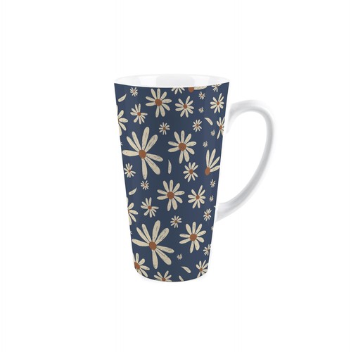 Daisy print tall - tall, latte